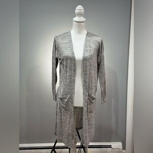 CLEARANCE! Gray Long Duster Cardigan Size M VGUC